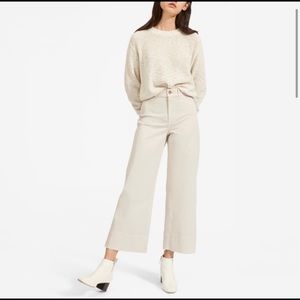 Everlane Wide Leg Khaki Chinos brand new